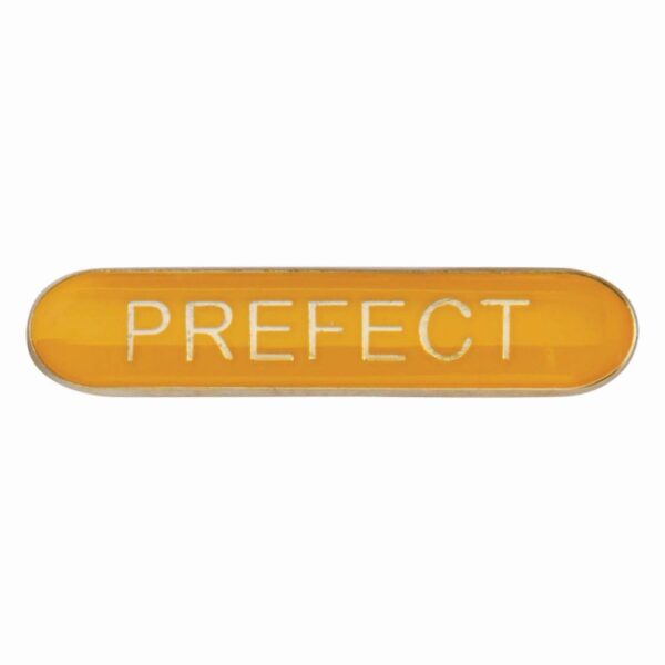 Scholar Bar Badge Prefect Yellow 40mm