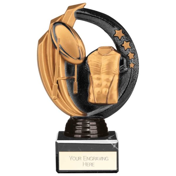 Renegade Legend Rugby Award Black 155mm