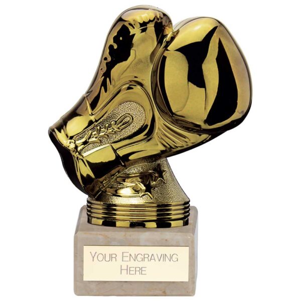 Fusion Viper Legend Boxing Glove Black & Gold 135mm
