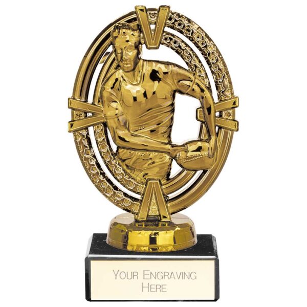 Maverick Legend Rugby Award Fusion Gold 125mm