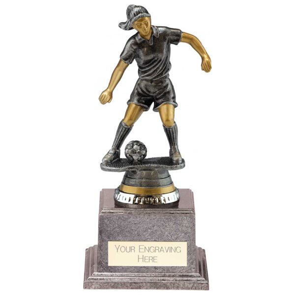 Cyclone Football Player Female Antique Silver 170mm