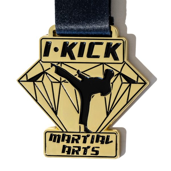 400 70mm x 3mm Custom Martial Arts Medals Full Colour Enamel - Image 5