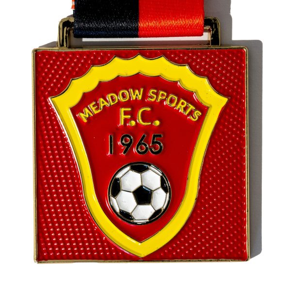 1000 50mm x 3mm Custom Football Medals Full Colour Enamel - Image 2