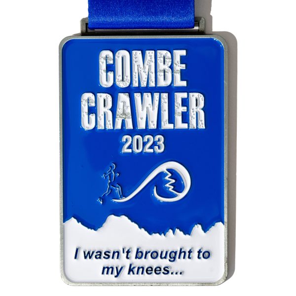 100 60mm x 3mm Custom Running Events Medals Full Colour Enamel