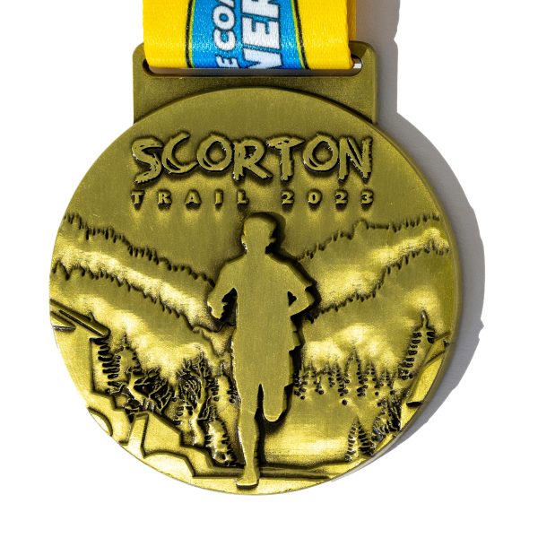900 50mm x 3mm Custom Marathon Medals Full Colour Enamel - Image 4
