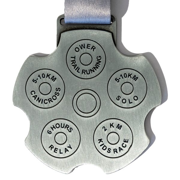 700 50mm x 3mm Non Enamel Antique Silver Custom Medals