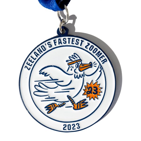 200 60mm x 3mm Custom Running Events Medals Full Colour Enamel